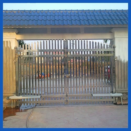 Lắp đặt cửa cổng tự động 05